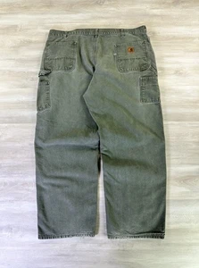 Carhartt B11 MOS Dungaree Fit Duck Arbeitshose Fit 44x30 Moosgrün Canvas Vintage - Bild 1 von 10