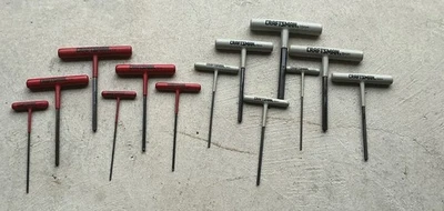 Craftsman Vintage T Handled Allen Wrench Sets (5/32 Missing) - Image 1 of 3