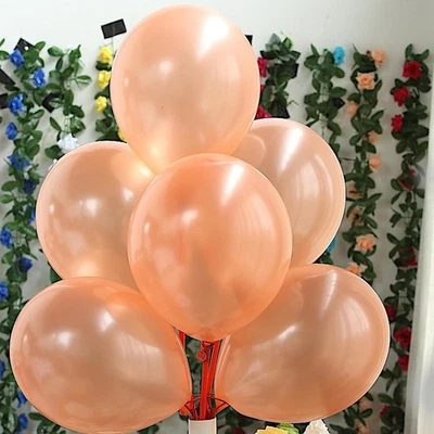 25 piezas Globos de Látex Metálicos Oro Rosa 12" Suministros para Decoraciones de Boda Foto 1 de 4