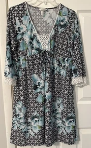 Soma Women’s Dress Floral Empire Waist Romantic Lace Size Small - Picture 1 of 7