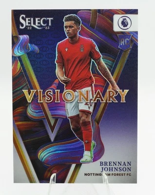 2022-23 Panini Select Visionary #18 Brennan Johnson RC SSP CASE HIT - Image 1 of 2
