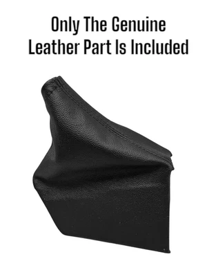 Cubierta de bota de freno eléctrico de cuero genuino con puntada negra para Subaru Forester 2014-2018 Foto 1 de 4