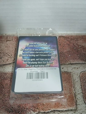 Star Realms Frontiers Kickstarter Exclusive Promo Pack NEW Sealed - Image 1 of 4