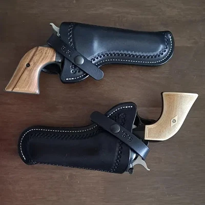 Ruger Leather Holster Blackhawk .357 4.62" Ruger Wrangler .22 4.62" Fit Barrel - Image 1 of 4