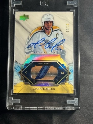 Mario Lemieux 2019-20 Upper Deck Engrained Signature Remnants /15 #R-ML - Image 1 of 4