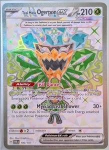 Teal Mask Ogerpon ex | 190/167 Ultra Rare | Sv06: Twilight Masquerade | NM - Picture 1 of 2