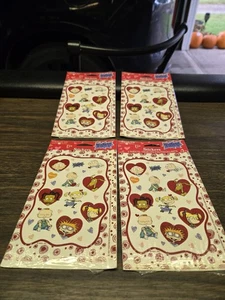 Vintage Rugrats Valentines Day Sticker Sheet Nickelodeon 4 Packages - Picture 1 of 1