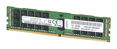 Lenovo 32GB 2Rx4 PC4-2400T-R DDR4 Registered Server-RAM Modul R-DIMM - 46W0835 - Bild 1 von 4