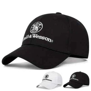 Smith & Wesson Embroidered Adjustable Baseball Cap. 6 Different colors to choose - Picture 1 of 48