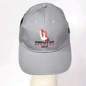 America's Cup Bermuda 2017 Buckle Back Cap Hat Sperry Grey - Picture 1 of 6