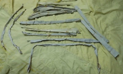 CUBIERTAS DE ASIENTO DELANTERAS MITSUBISHI 3000GT DODGE STEALTH PIEL CUERO OEM ANILLO DE CERDO ALAMBRE Foto 1 de 4