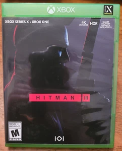 HITMAN 3 III (Microsoft Xbox Series X One) COMPLETAMENTE PROBADO Stealth RARO CIB 2021 - Imagen 1 de 2
