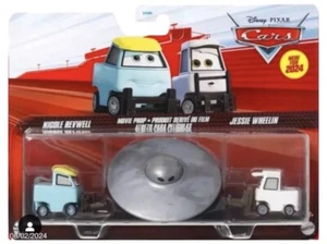 NEW FOR 2024  Disney Pixar Cars NICOLE REVWELL, MOVIE PROP & JESSIE WHEELIN 2 pk - Picture 1 of 2