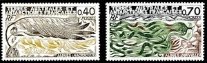 1977 TAAF N°68/69** Algues Macrocystis et Durvilea, 1977 FSAT Algae MNH - Picture 1 of 1