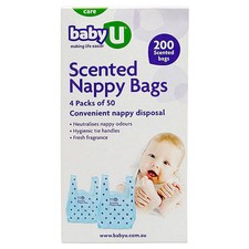 BabyU Scented Nappy Sacks 200