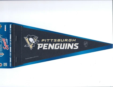 Pittsburgh Penguins Mini  Felt Pennant 4" x 10" Cover