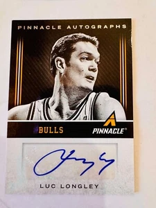 Luc Longley 2013-14 Panini Pinnacle Autograph Auto - Bild 1 von 2