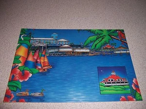 1980s FAGER'S ISLAND RESTAURANT, OCEAN CITY MD. VTG POSTCARD - Picture 1 of 1
