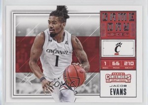 2018 Panini Contenders Draft Picks Game Day Tickets Jacob Evans III Rookie RC