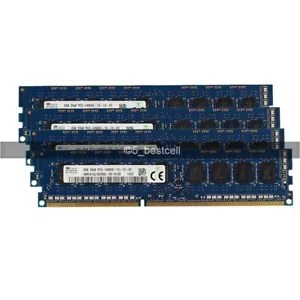 8GB 16GB 32GB 64GB DDR3 2RX8 1866 MHz PC3-14900E 240pin ECC Unbuffered UDIMM LOT - Picture 1 of 8