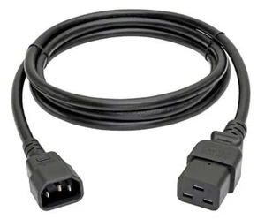 Cable de alimentación Premium IEC320 C14 a C19 C19 a C14 - 6 pies para servidor PSU PDU CPU - Imagen 1 de 4