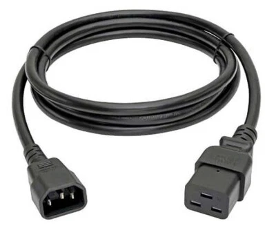 Premium IEC320 C14 To C19 C19 To C14 Power Cord - 6FT For PSU PDU CPU Server - Image 1 of 4
