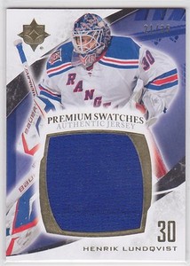 2010 10-11 Ultimate Collection Premium Swatches #PHL Henrik Lundqvist 21/35