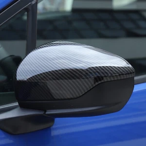 ABS Carbon Fiber Side Rear Exterior Door Mirror Cap Cover For Subaru WRX 2022-24 - Picture 1 of 19