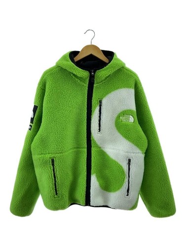 Giacca pile Supreme Others x THE NORTH FACE 20AW logo M poliestere verde usata