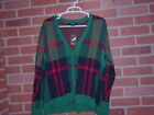 STUDIO PARK MENS CHRISTMAS STYLE CARDIGAN SWEATER SIZE XL-NEW W/PARTIAL TAG