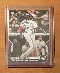 2022 TOPPS NOW #46 VLADIMIR GUERRERO JR. - NUMBERED 16/25 PURPLE PARALLEL - Picture 1 of 2