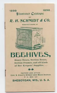 1898 Illustrated Advertising Booklet of Beehives & Supplies Sheboygan Wisconsin - Picture 1 of 4