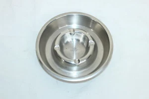 Stainless Steel Ash Tray Indoor/Outdoor Smoking Cigar Cigarette - Picture 1 of 2