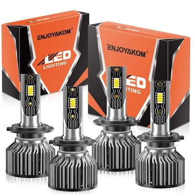 Para Mercedes-Benz E420 1997-1997 H7 H7 Bombillas LED Hi Lo Beam 10000LM Foto 1 de 4