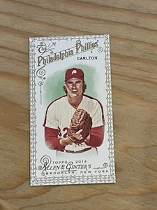 2014 Topps Allen & Ginter's Mini Gold Border SP  #279 Steve Carlton