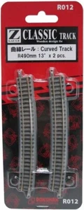 Rokuhan Z Gauge R012 Curved Track R490mm 13° x 2 pcs Japan - Picture 1 of 1