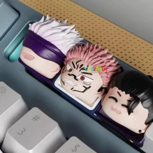 Anime Jujutsu Kaisen 2 Itadori Yuji Geto Suguru Keycap Mechanical Keyboard Gift - Picture 1 of 14