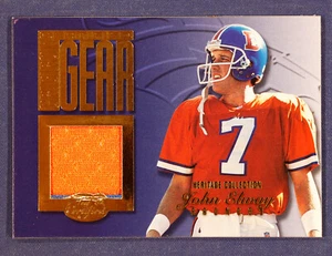 1999 Blatt zertifiziert Gridiron Gear #JE7HC John Elway orange #d/300 - Bild 1 von 2