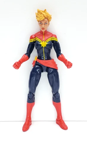 Marvel Legends Maidens of Might - Captain Marvel Figure - All Father BAF - Loose Cover