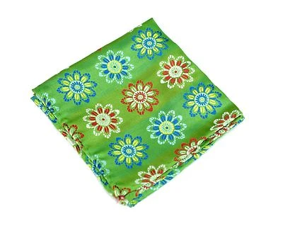 Lord R Colton Masterworks Pocket Square - Miharashi Dragon Green Silk - $75 New - Image 1 of 3