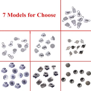 7 modelos Botones Linguales de Ortodoncia Dental Bondable M 10pzas/bolsa - Picture 1 of 53