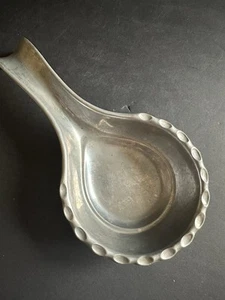 Vintage Lenox Pewter Spoon Rest Holder 8.5” Retired French Country - Picture 1 of 21