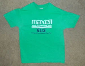 Vintage Eli's Records/Maxell T Shirt Men's XL - Picture 1 of 1