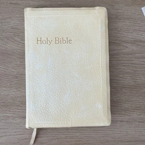 Vintage Holy Bible Red Letter Concordance Dictionary KJV Nelson Weathered 1972 - Picture 1 of 6