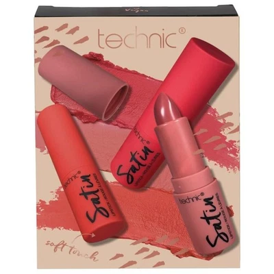 2 × Technic UK Satin Lipstick Set Gift Sets  - Image 1 of 2