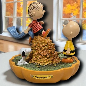 Vintage Hawthorne Village "Good Grief" Peanuts The Great Pumpkin Collection - Picture 1 of 9