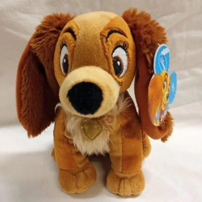 Peluche Disney Lady & the Tramp 7" Lady the Dog de Just Play Foto 1 de 4