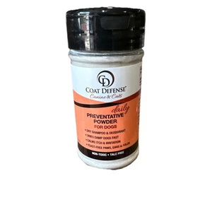 COAT DEFENSE Präventives Pulver | Hergestellt in den USA | 3,5 Unzen Wasserloses Hundeshampoo... - Bild 1 von 1
