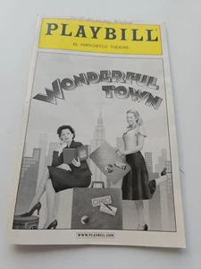 Wonderful Town - Al Hirschfeld Theatre 2004 Playbill  - Picture 1 of 3