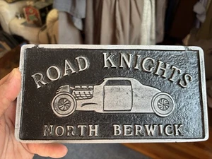 Car Club Plakette Platte Oldtimer Original Öl Gas frühes Auto Road Knights N Berwick - Bild 1 von 11